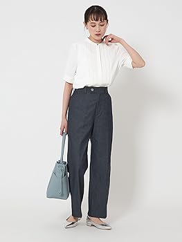 ピンタックショートスリーブブラウス　ネイビー UNITED ARROWS LTD. OUTLET｜ピコピンタック ショート スリーブ